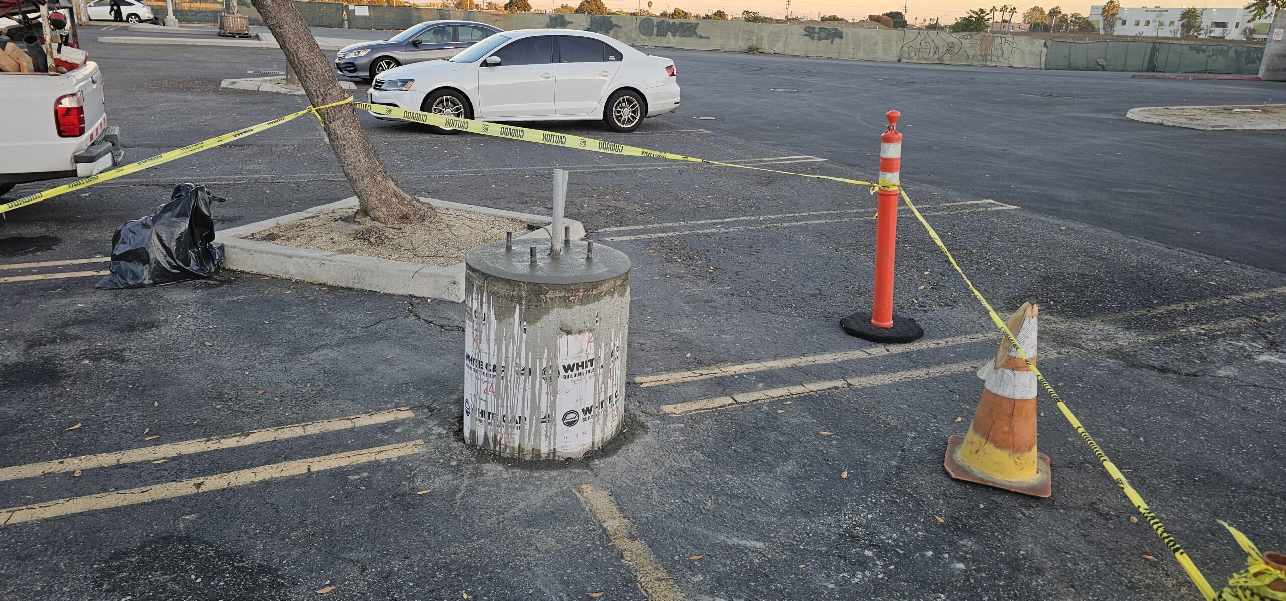 Long Beach Light Post Footing